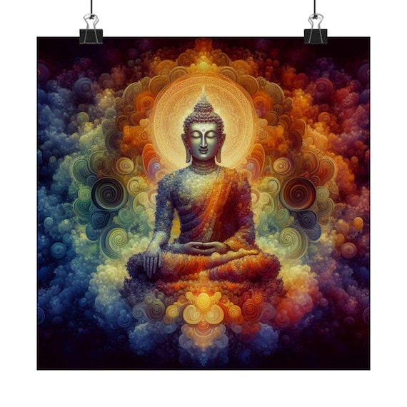 Matte Poster Heart Work:  Primordial Earth Buddha, The Ground of Awakening