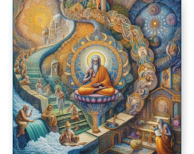 Source of Conscious Beings Canvas Gallery Wraps