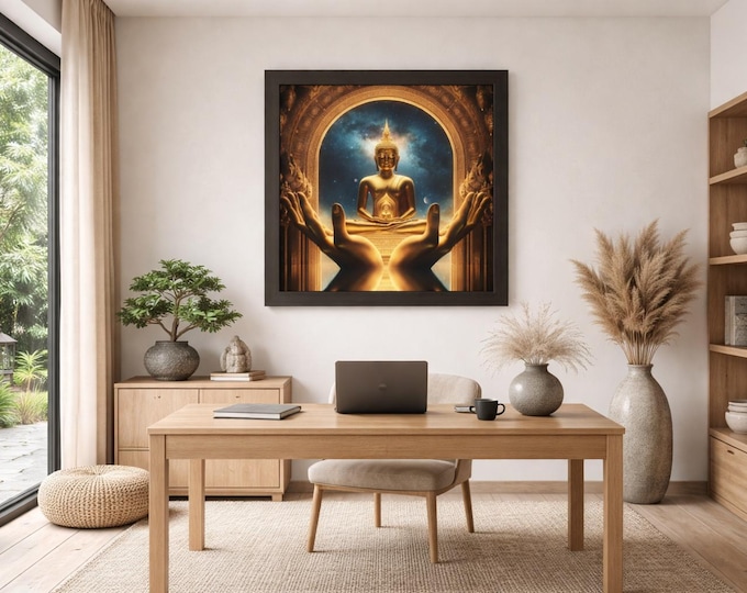 Framed Artwork:  Behold the Golden Presence