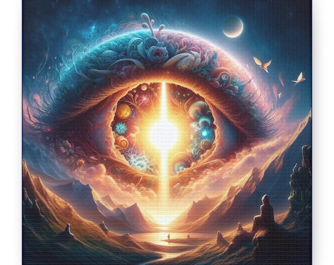 First Glimpse of Clarity Canvas Gallery Wraps, Enlightenment, Purity, Meditation