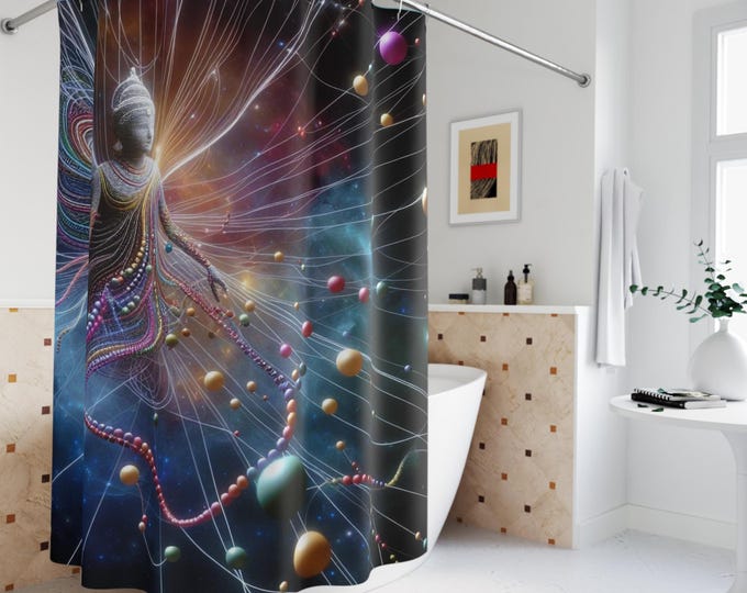Zen Buddha Shower Curtain | Spiritual Home Decor