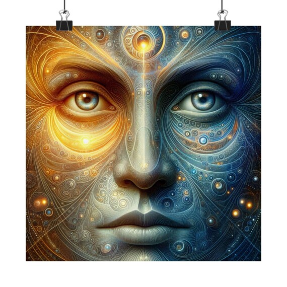 The Absence of All Fear surreal portrait Poster