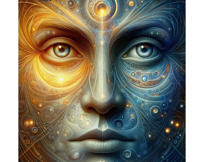 The Absence of All Fear surreal portrait Poster