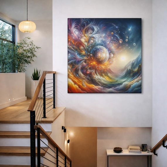 First Glimpse of Clarity Canvas Gallery Wraps, enlightenment, meditation, contemplation, purification, realization, revelation