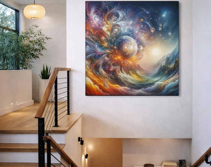 First Glimpse of Clarity Canvas Gallery Wraps, enlightenment, meditation, contemplation, purification, realization, revelation