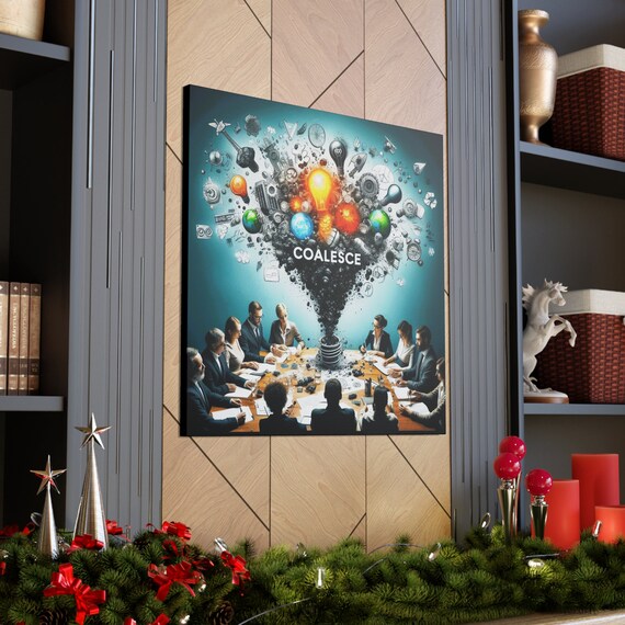 Coalesce Canvas Art: Spiritual Home & Office Decor