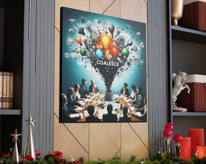 Coalesce Canvas Art: Spiritual Home & Office Decor