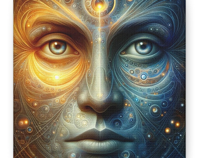 The Absence of All Fear surreal portrait Canvas