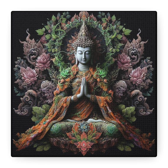 Purifying Radiance, Tibetan Buddhist Essence, Canvas Gallery Wraps, Meditation, Mindfulness, Self-Inquiry, Transcendence, Being