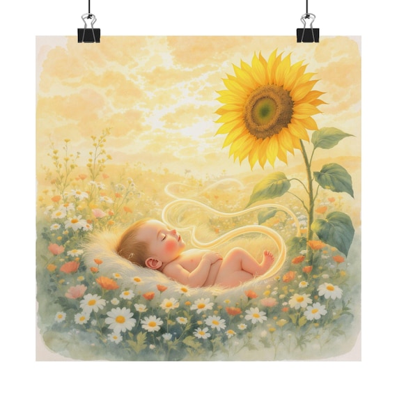 Matte Poster Heart Work:  Cradled by Natures Light