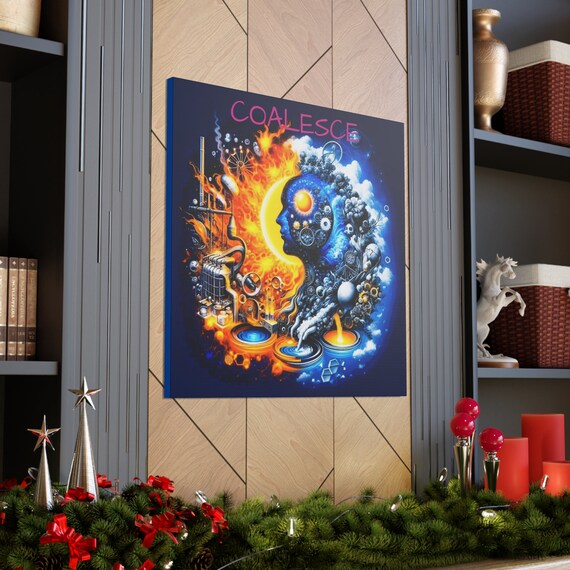 Spiritual Evolution Canvas Art: Colorful Abstract Home Decor