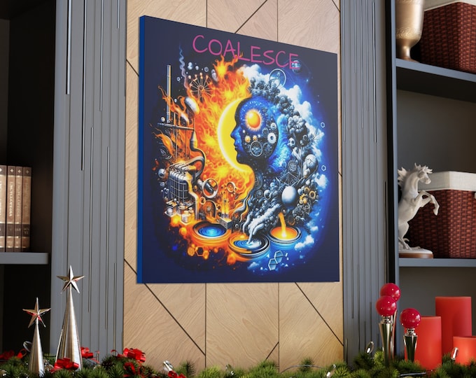Spiritual Evolution Canvas Art: Colorful Abstract Home Decor