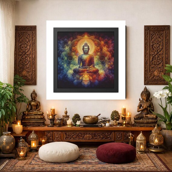 Framed Heart Work:  Primordial Earth Buddha, The Ground of Awakening