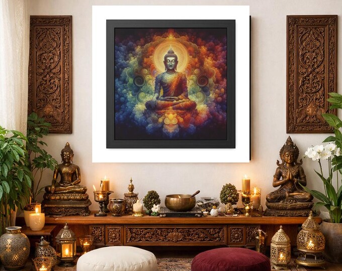 Framed Heart Work:  Primordial Earth Buddha, The Ground of Awakening