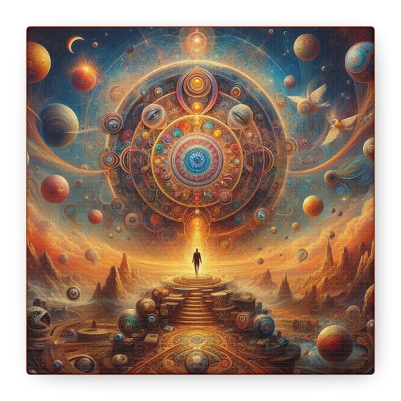 Source of Conscious Beings Canvas Gallery Wraps