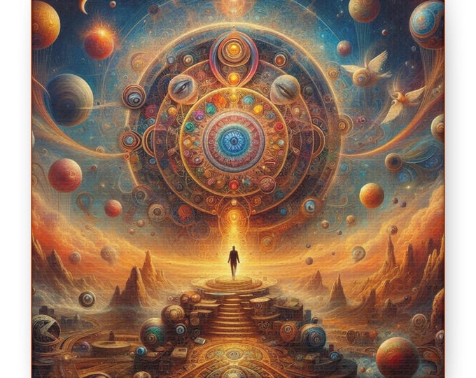 Source of Conscious Beings Canvas Gallery Wraps