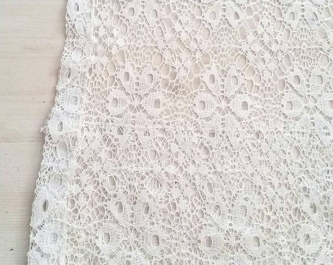 Delicate White Lace Window Curtain Panel. Sheer White Lace - Etsy