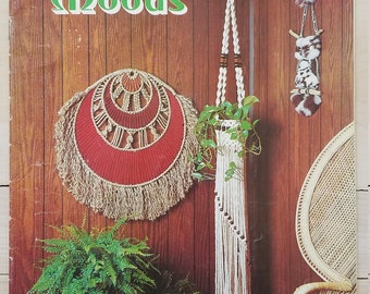 Macrame Techniques and Projects| Easy to Follow Macrame Guide | Vintage Macrame | 1970's Macrame Moods.