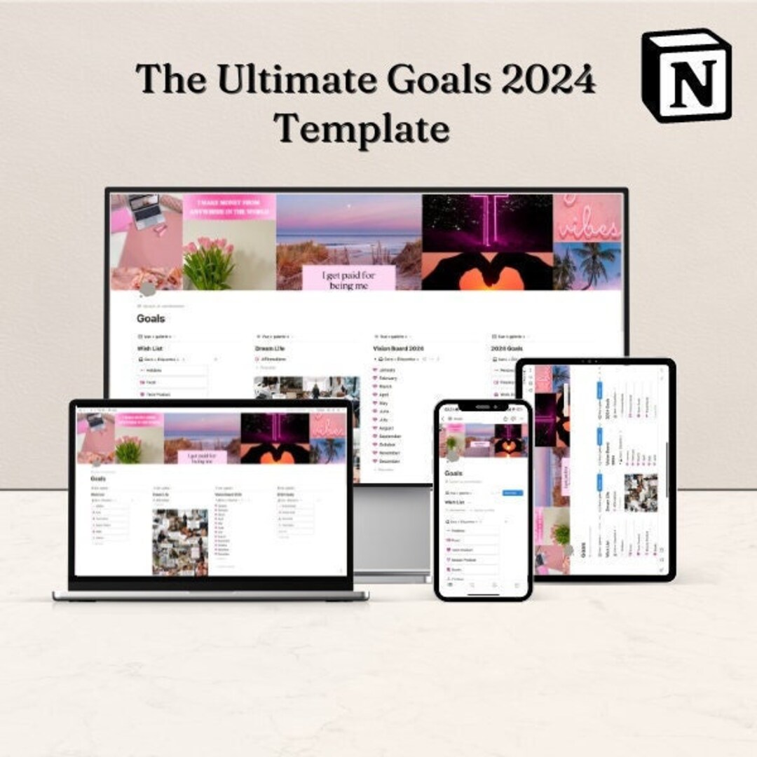 The Ultimate Goals 2024 Template! - Etsy