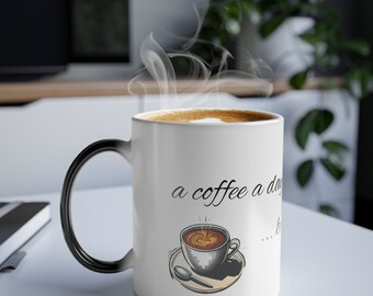 Cup - Mug / a coffee a day keeps the doctor away / ceramic mug