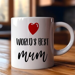 's Werelds beste moeder | Grappig cadeau | Grappige mok | Koffiekopje | Mama verjaardag | Cadeau voor mama | Kerstcadeau | Verjaardagscadeau