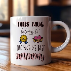 's Werelds beste mama | Grappig cadeau | Grappige mok | Koffiekopje | Mama verjaardag | Cadeau voor mama | Kerstcadeau | Verjaardagscadeau