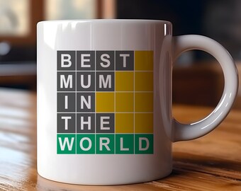 Best Mum in The World | Funny Gift | Funny Mug | Coffee Cup | Mum Birthday | Gift For Mum | Christmas Gift | Birthday Gift