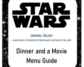 Star Wars: The Original Trilogy Dinner and a Movie Menu Guide