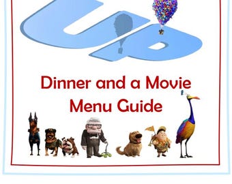 UP Dinner and a Movie Menu Guide