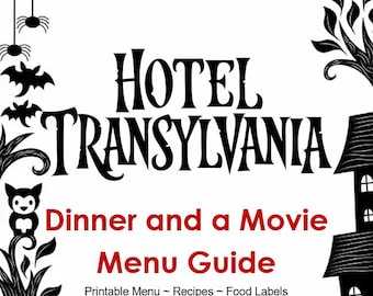 Hotel Transylvania Dinner and a Movie Menu Guide