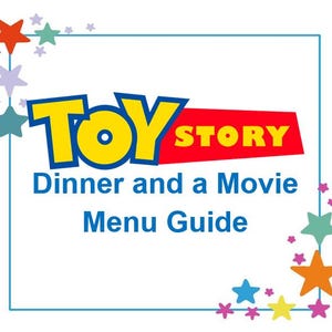 Toy Story Dinner und ein Film-Menü-Führer