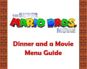 Super Mario Bros. Dinner and a Movie Menu Guide