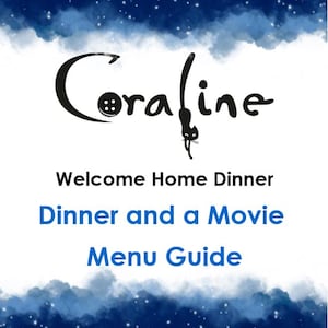 Coraline Dinner und eine Film-Speisekarte