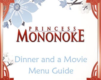 Dîner de la princesse Mononoké et guide des menus du film
