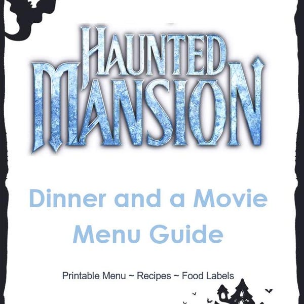 The Haunted Mansion Dinner and a Movie Menu Guide (2023)