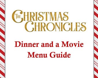 Kerstkroniekendiner en een film Menugids