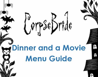 Corpse Bride Dinner and a Movie Menu Guide
