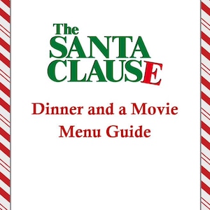 Guide till jultomtemiddagen och en filmmeny