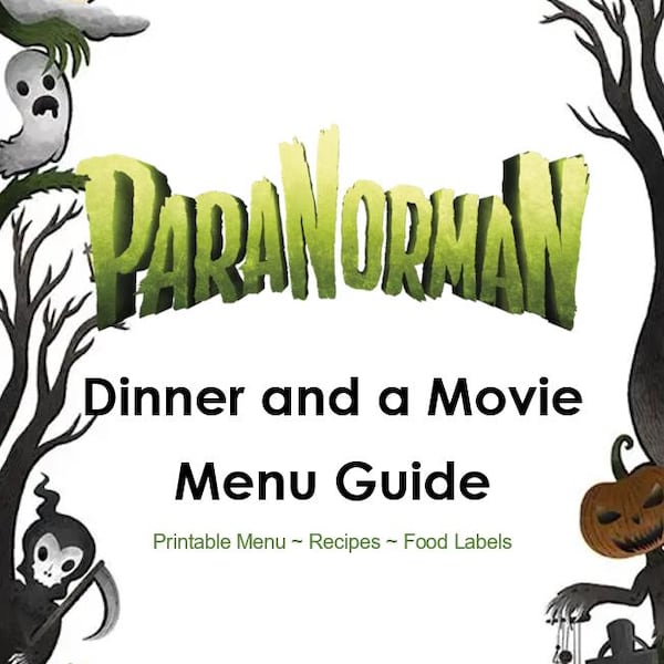 ParaNorman Dinner and a Movie Menu Guide