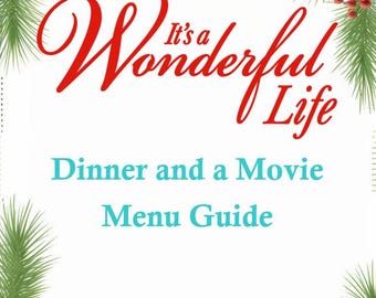 It's a Movie Night Menu Guide (Digital Download)