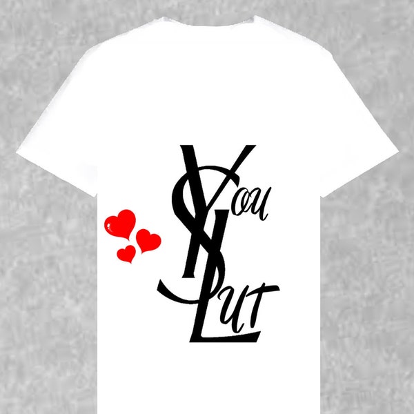 YSL Valentines Graphic T-shirt