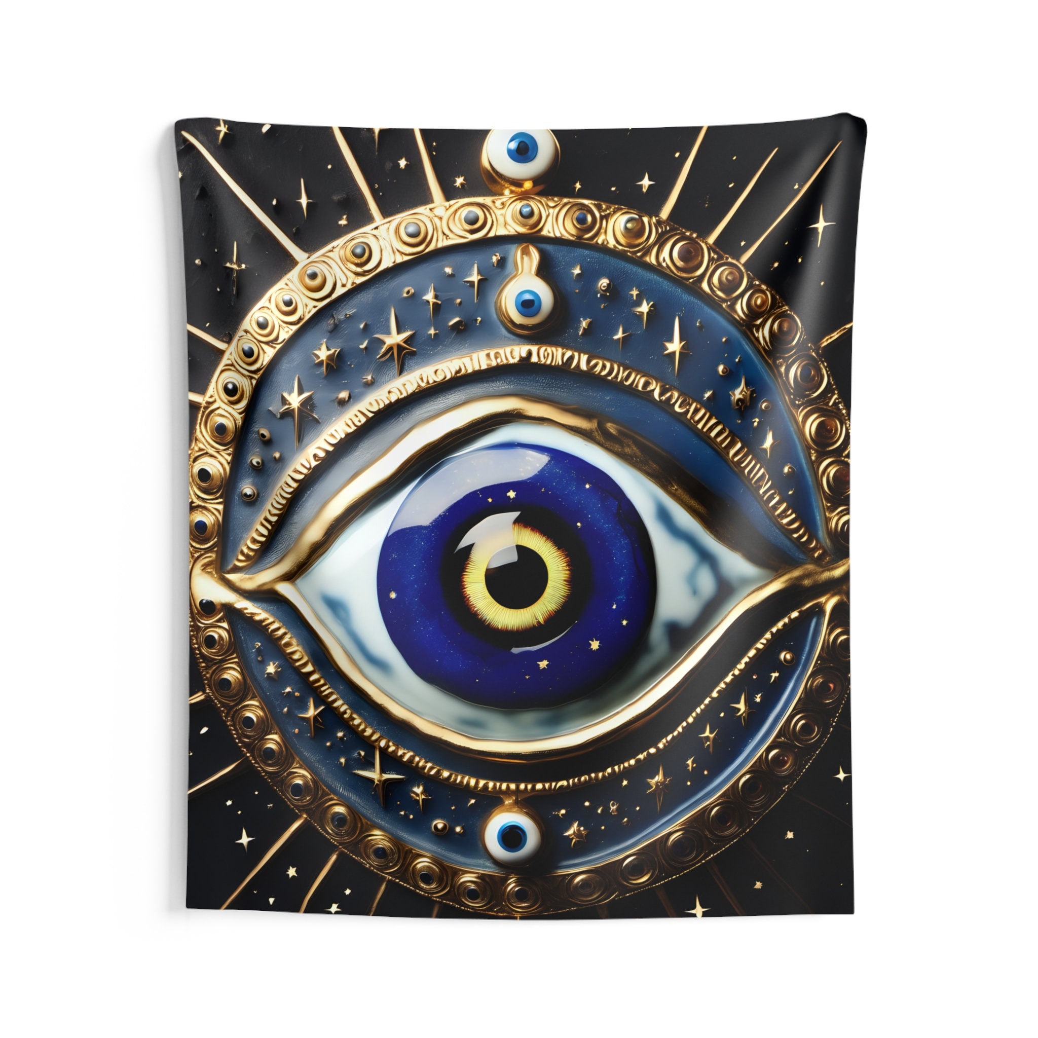 Evil Eye, Christmas, Gift, Protection, Celestial, Indoor Wall ...