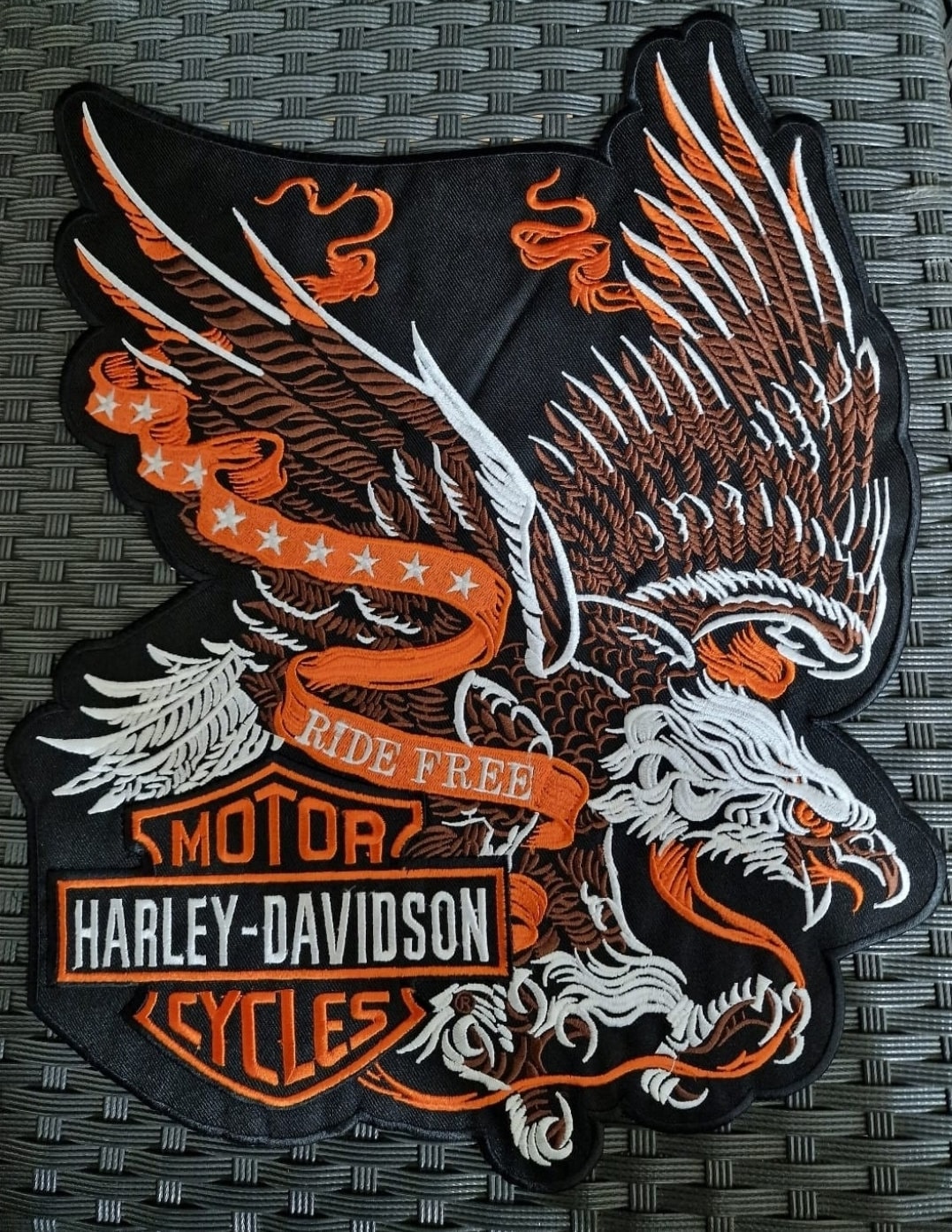 Harley Davidson Eagle Large Patch 12