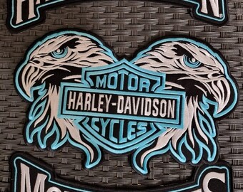 Harley Davidson Adler Aufnäher Patch Emblem - NEU (Neu (gemäss