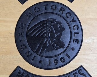 Toppa Ricamata Per Motociclisti – 1901 Riders, Termoadesiva E Lavabile, 7×7 Cm