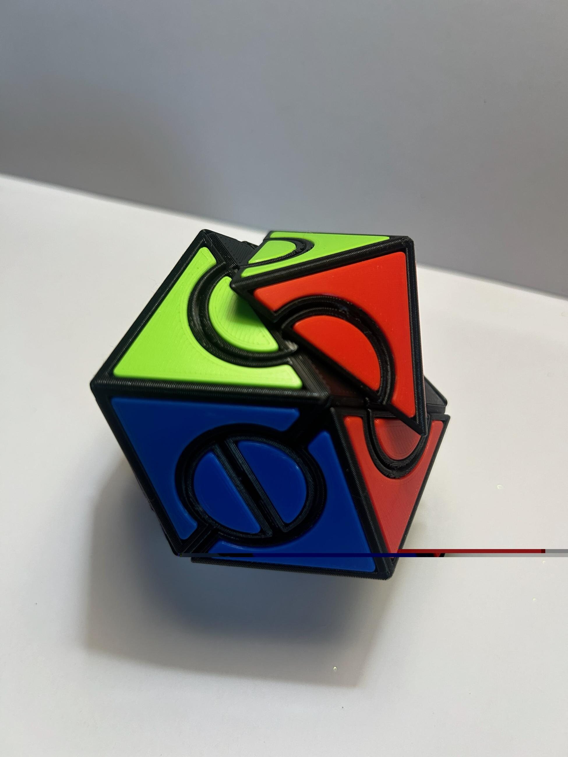 Circle Unicorn Rhombic Dodecahedron Puzzle Etsy