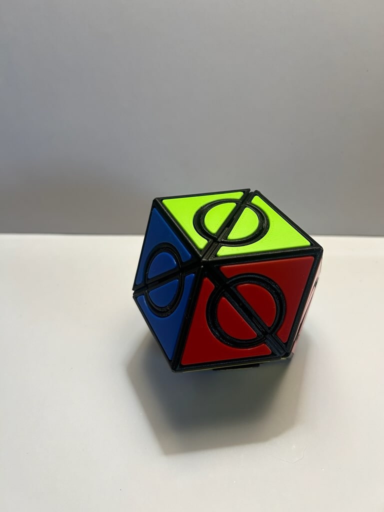 Circle Unicorn Rhombic Dodecahedron Puzzle Etsy