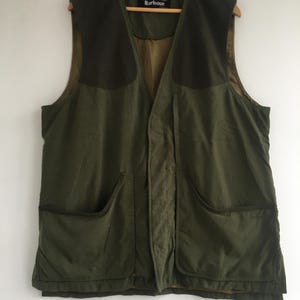 Men’s Barbour Linhope Waistcoat T513 By Lord James Percy Green Vest - Size XL