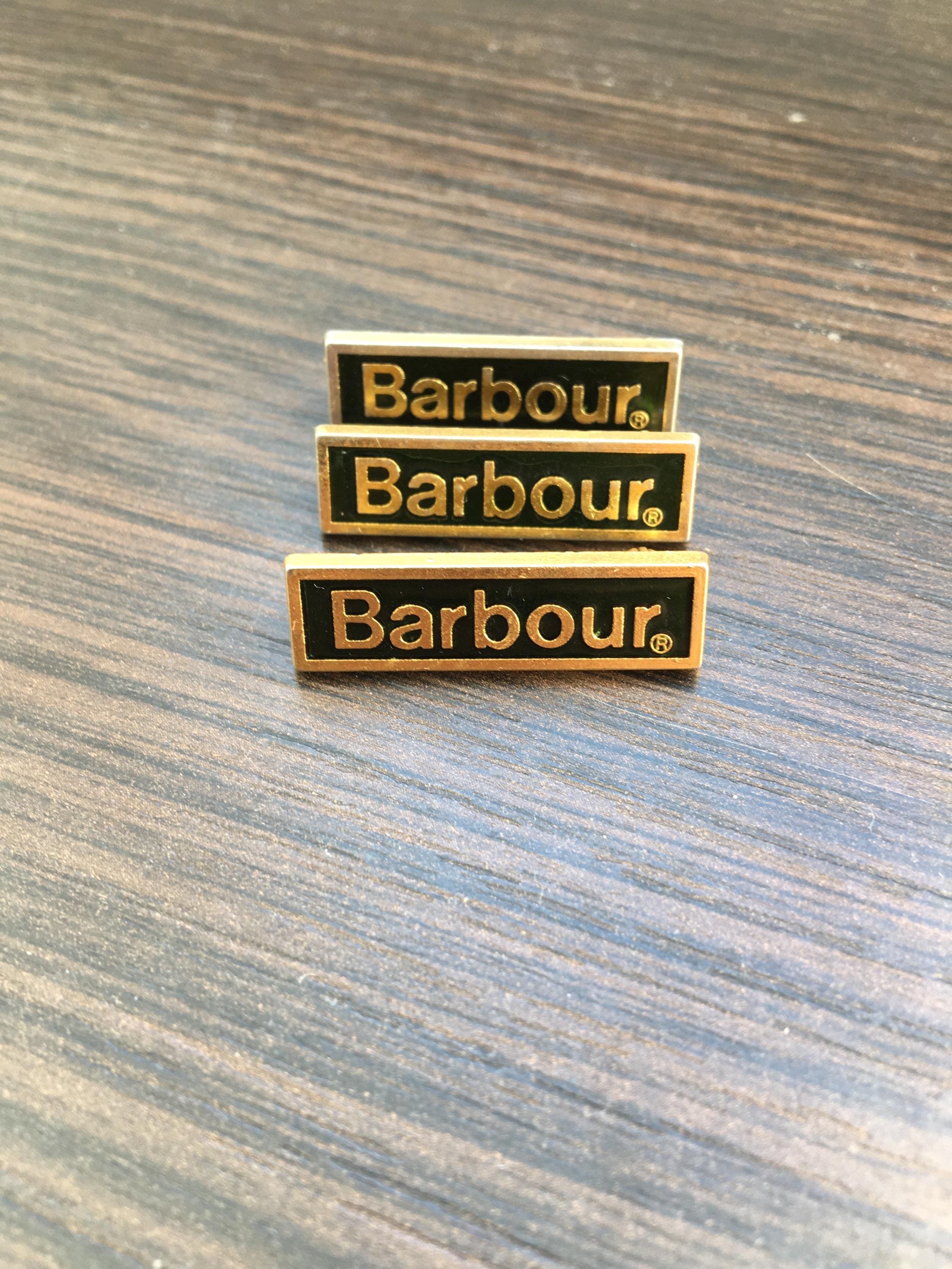 Vintage Barbour Badge X3 Metal Brooch/pin - Etsy Vintage Barbour Badge X3 Metal Brooch/pin - Etsy