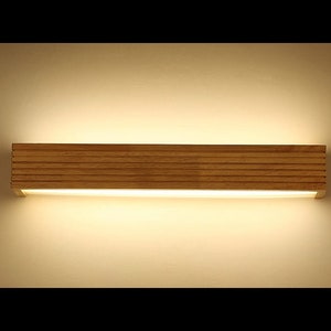 Uniquely Crafted Wooden Wall Sconce  Wall-Mounted lamp